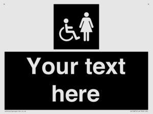 Custom information: black panel disabled and female